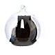 Natividade bola de Natal vidro com figuras presépio napolitano de altura média 7 cm s4