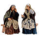 Gossiping women Neapolitan nativity 13 cm s1