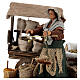 Plant seed seller woman with movement 14 cm Neapolitan nativity s2