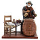 Pijak w tawernie, ruchoma figurka do neapolitańskiej szopki, 14 cm s1