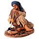 Man blowing a fire figurine 30 cm Neapolitan nativity s6