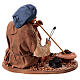 Man blowing a fire figurine 30 cm Neapolitan nativity s10