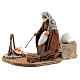 Man with bivouac animation for Neapolitan Nativity Scene with 15 cm characters s2