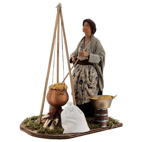 Polenta seller figurine 24 cm Neapolitan nativity 3