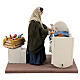 Animated woman with baby in crib 14 cm Neapolitan nativity s4