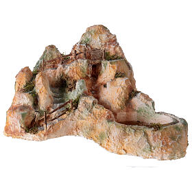 Cascada resina estilo árabe 20x40x30 cm belén napolitano 6-8 cm