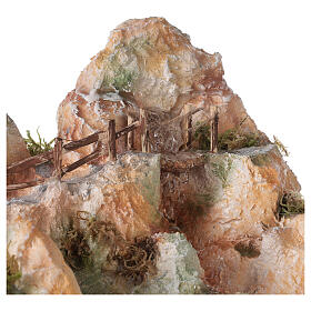 Miniature waterfall resin Arab style 20x40x30 cm Neapolitan nativity 6-8 cm