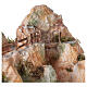 Miniature waterfall resin Arab style 20x40x30 cm Neapolitan nativity 6-8 cm s2