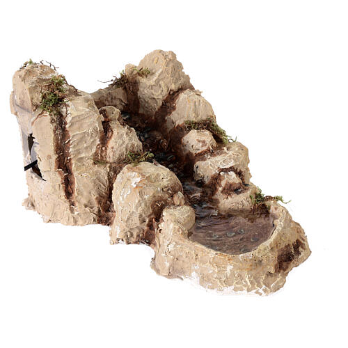 Strumień z żywicy w arabskim stylu, 15x25x30 cm, szopka neapolitańska 6-8 cm 3