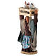 Woman with hen box 10 cm Neapolitan nativity s2