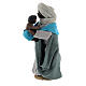 Mulher negra com bebé para presépio napolitano com figuras de altura média 10 cm s2