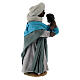 Mulher negra com bebé para presépio napolitano com figuras de altura média 10 cm s3