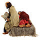 Nativité avec Vierge qui se repose crèche napolitaine 15 cm s5