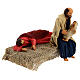 Natividade com Virgem Maria dormindo para presépio napolitano com figuras de altura média 15 cm s2