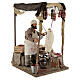 Animated working butcher Neapolitan Nativity Scene with standing figurines of 14 cm s4