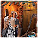 Fishmonger with shop 40x35x30 cm animation for Neapolitan Nativity Scene with 24 cm characters s2