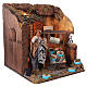 Fishmonger with shop 40x35x30 cm animation for Neapolitan Nativity Scene with 24 cm characters s3