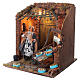 Fishmonger with shop 40x35x30 cm animation for Neapolitan Nativity Scene with 24 cm characters s4