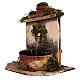 Fontanário em miniatura cortiça com bomba de água para presépio napolitano com figuras de altura média 10-12 cm s2