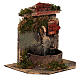 Cork fountain for Neapolitan Nativity scene with pump 10-12 cm. s3