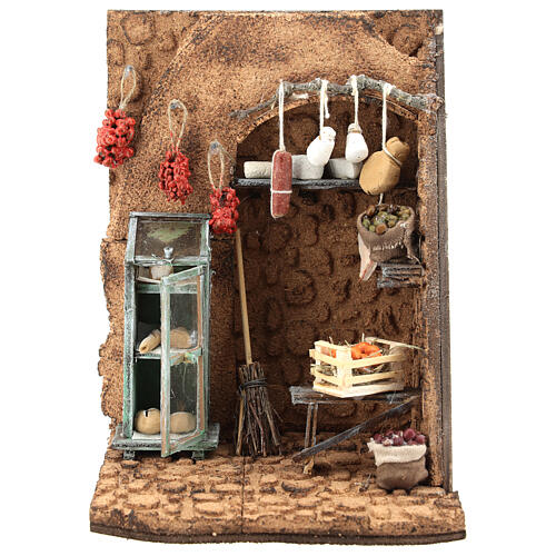 DIY pantry corner 10X15X15 Neapolitan nativity scene 8 cm 1