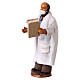Médico com máscara para presépio napolitano com figuras de 10 cm altura média s2