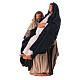 St Joseph with pregnant Mary Neapolitan nativity 13 cm s1