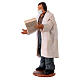 Doctor with a mask for Neapolitan Nativity Scene 13 cm s2