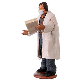 Dottore mascherina presepe napoletano 13 cm