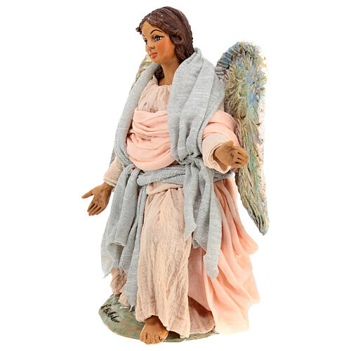 Angel on his knee for Neapolitan Nativity Scene 24 cm 2