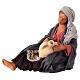 Sitting woman decorates amphora for 30 cm Neapolitan nativity scene s3