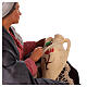 Sitting woman decorates amphora for 30 cm Neapolitan nativity scene s5