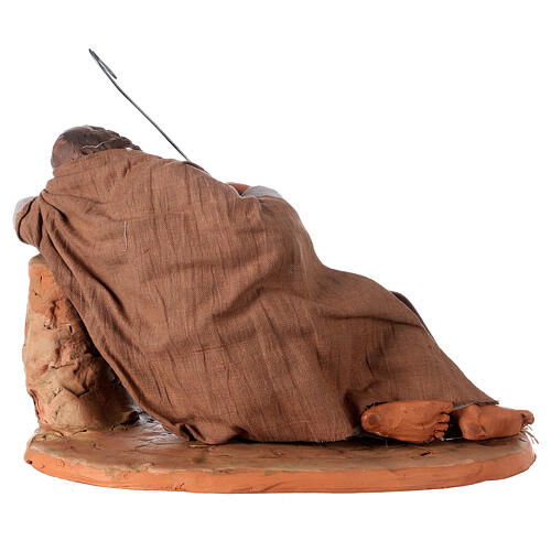 Święty Józef śpiący, szopka neapolitańska 30 cm 5