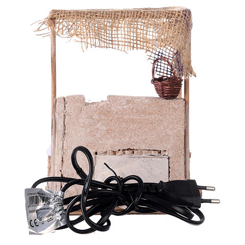 Kobieta karmiąca jagnięta ruchome, szopka neapolitańska 12cm 5