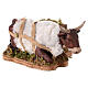 Ox moving its head, animated character for Neapolitan Nativity Scene of 12 cm s2