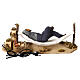 Mężczyzna na hamaku, ruchoma szopka neapolitańska 30cm s7