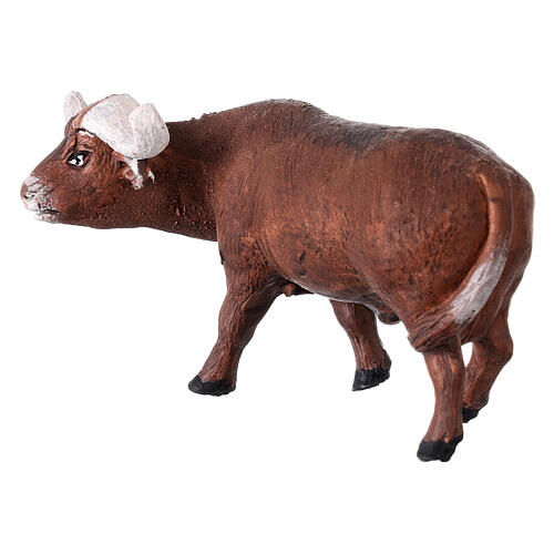 Cow buffalo for Neapolitan Nativity Scene 12 cm 3