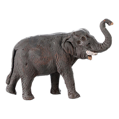 Słoń mały z terakoty, szopka neapolitańska 7 cm 4
