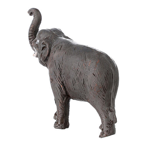 Jovem elefante terracota para presépio napolitano com figuras de 7 cm 2