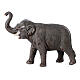 Jovem elefante terracota para presépio napolitano com figuras de 7 cm s1