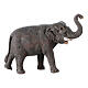 Jovem elefante terracota para presépio napolitano com figuras de 7 cm s4