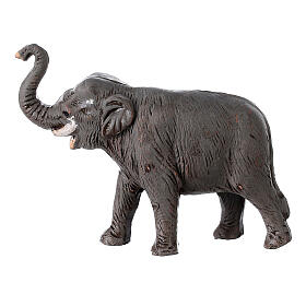 Small elephant figurine 7 cm Neapolitan nativity terracotta