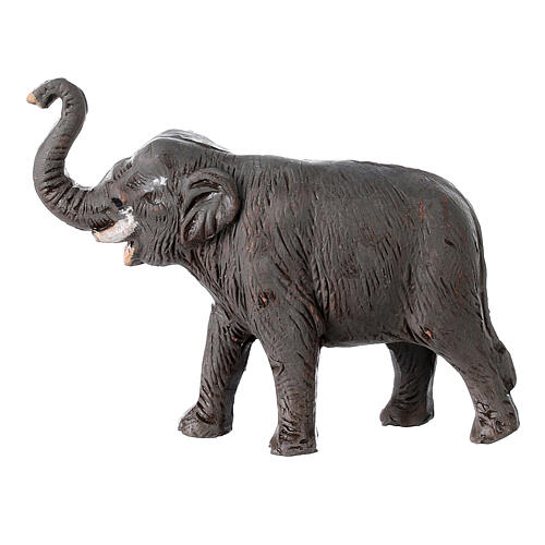 Small elephant figurine 7 cm Neapolitan nativity terracotta 1