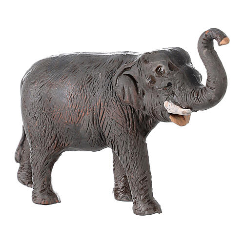 Small elephant figurine 7 cm Neapolitan nativity terracotta 3