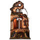 Tempio natività re magi luci presepe napoletano 80x40x40 cm per statuine 13 cm s5