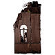 Neapolitan Nativity Scene, temple with Nativity and fountain, for characters of 15 cm, 100x50x50 cm s8