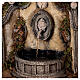 Belén napolitano templo Natividad fuente 100x50x50 cm estatuas 15 cm s4