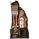 Belén napolitano templo Natividad fuente 100x50x50 cm estatuas 15 cm s7