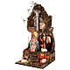 Temple with arches, Nativity and sleeping shepherd, for Neapolitan Nativity Scene with 30 cm characters 10x50x50 cm s3