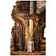 Temple with arches, Nativity and sleeping shepherd, for Neapolitan Nativity Scene with 30 cm characters 10x50x50 cm s8